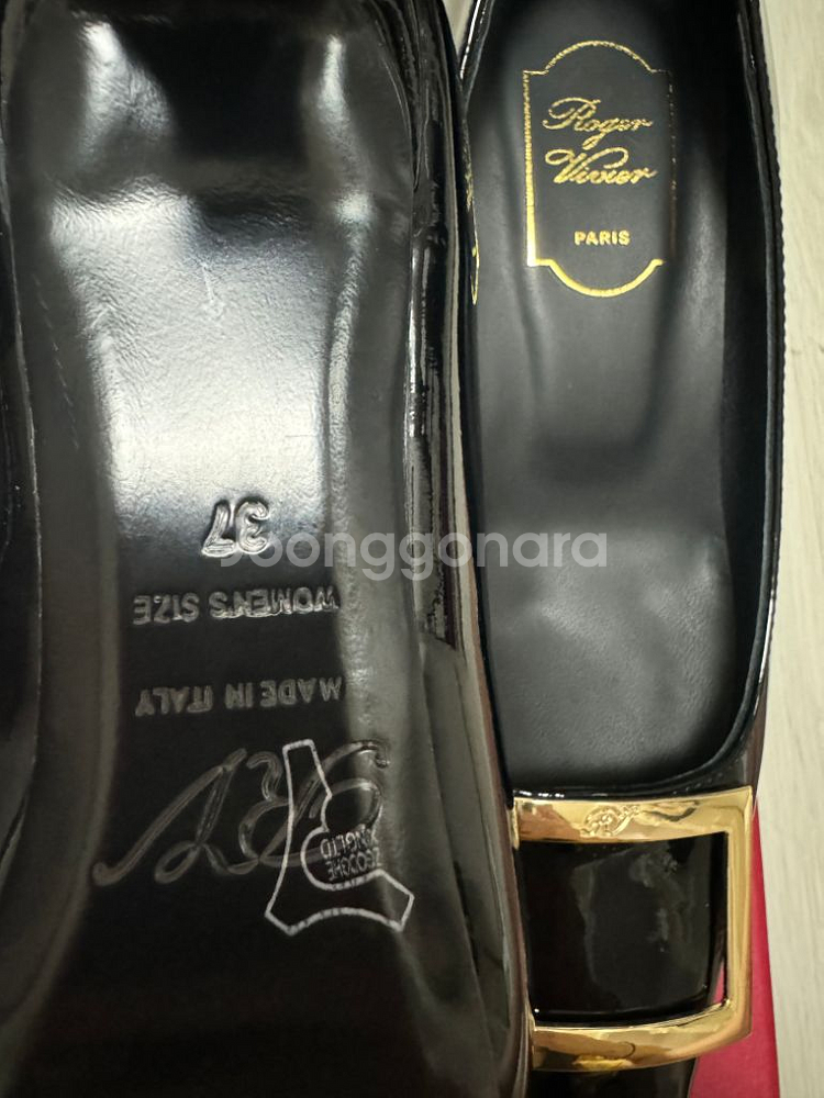 로제비비에 블랙 37사이즈--7