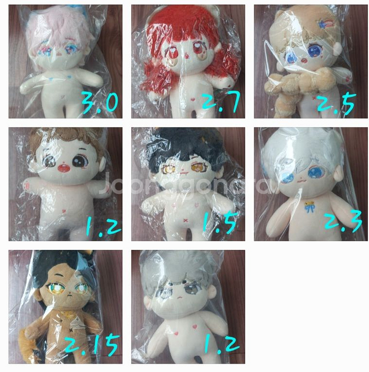 20cm 15cm 10cm 인형 무속성 속성 솜인형--3