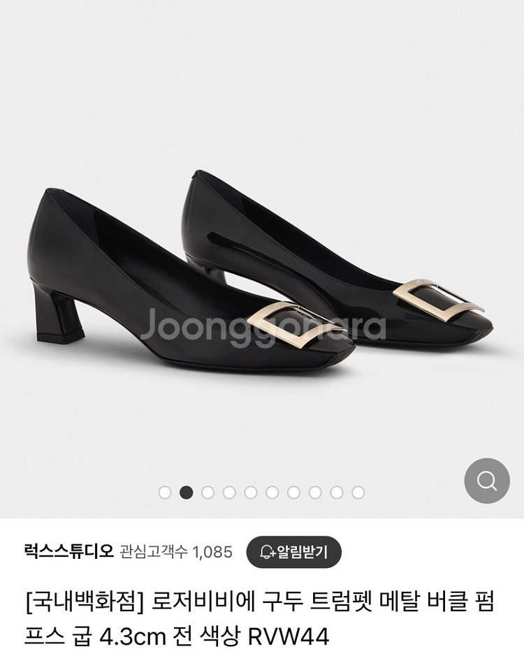 로제비비에 블랙 37사이즈--8