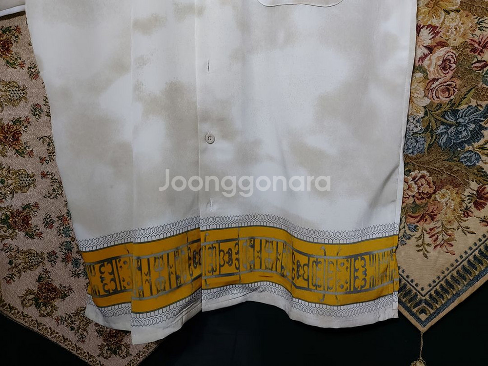 M 사우스폴 프린트 오버핏 반팔 셔츠 새상품--2
