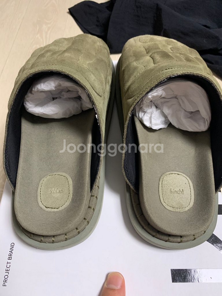 킨치 이예 본 뮬 카키 260--4