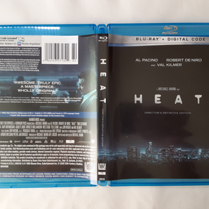 갱스터 명작 영화 히트_HEAT 블루레이(디스크 2장)