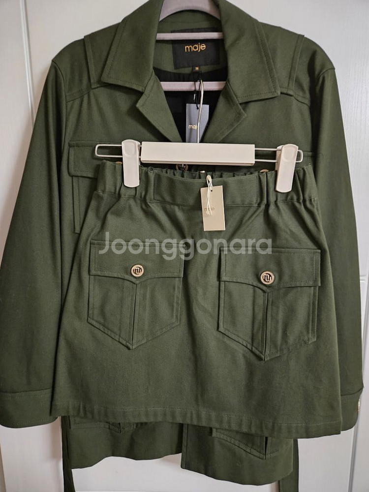 마쥬 김하늘 야상 자켓 봄,가을--8