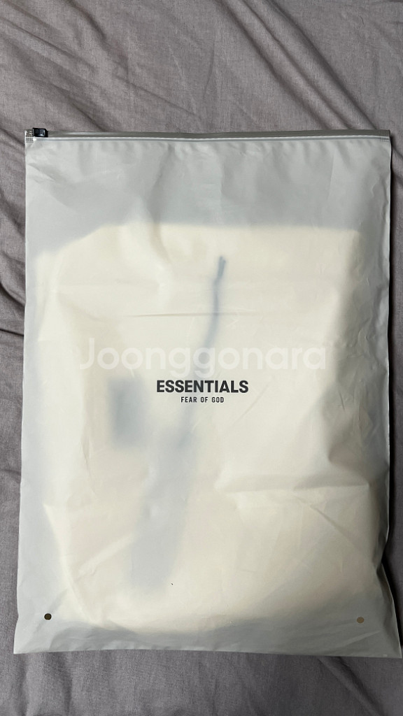 택포)Essentials 에센셜 롱슬리브 티셔츠 크림--4