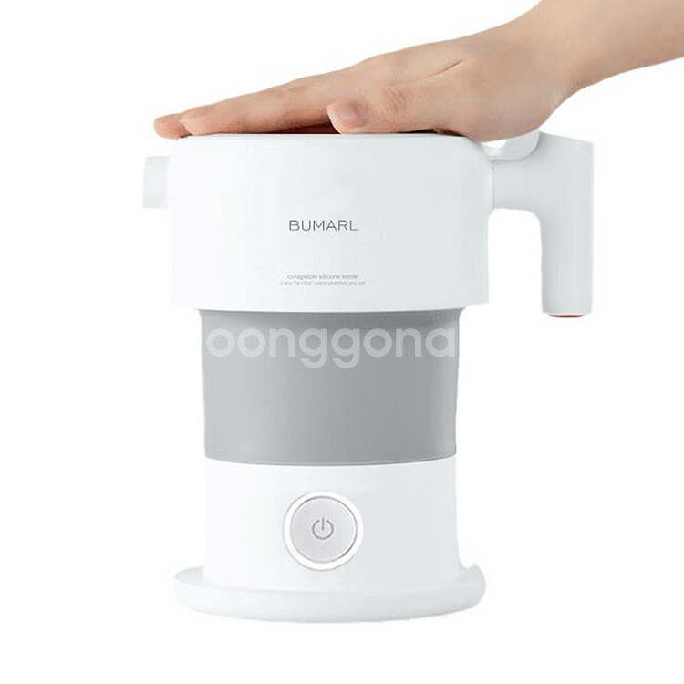 휴대용 접이식 전기 포트(색상 :화이트)--1