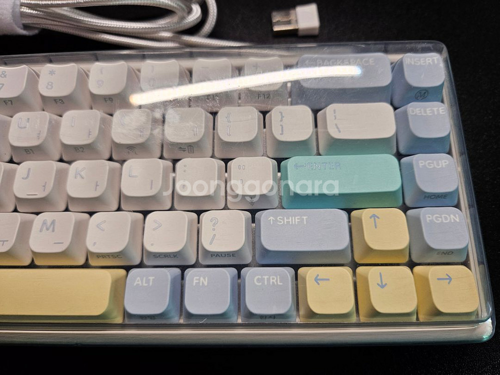 한성GK868B 35g 미니 무접점 키보드 + 팜레스트--1