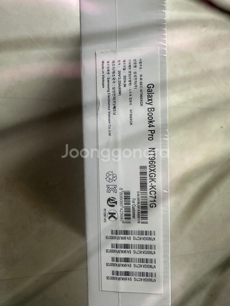 삼성전자 갤럭시 북 4 프로 NT960XGK-KC71G--1