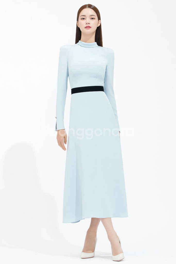 아보아보 실크 타이 원피스 1사이즈(55) 수지원피스--3