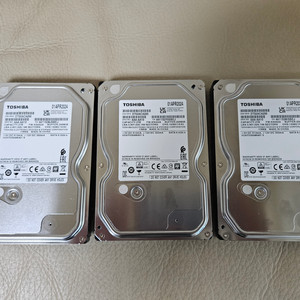 도시바 2TB HDD 3개 일괄