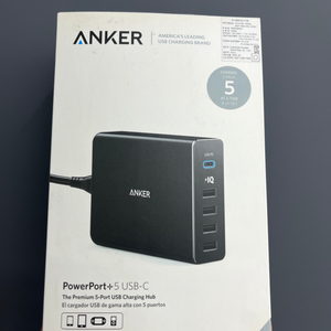 [미개봉] ANKER 5 port Usb 충전 hub