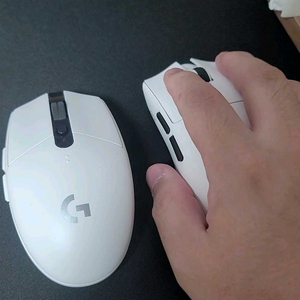 로지텍 G304 무선마우스 저소음 개조 화이트