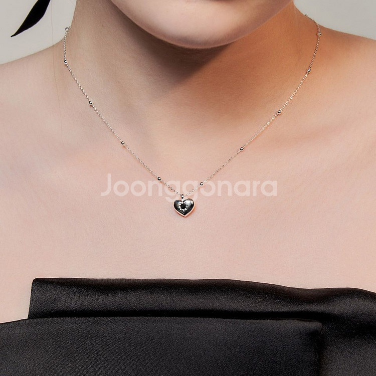 Hei full heart star necklace--1
