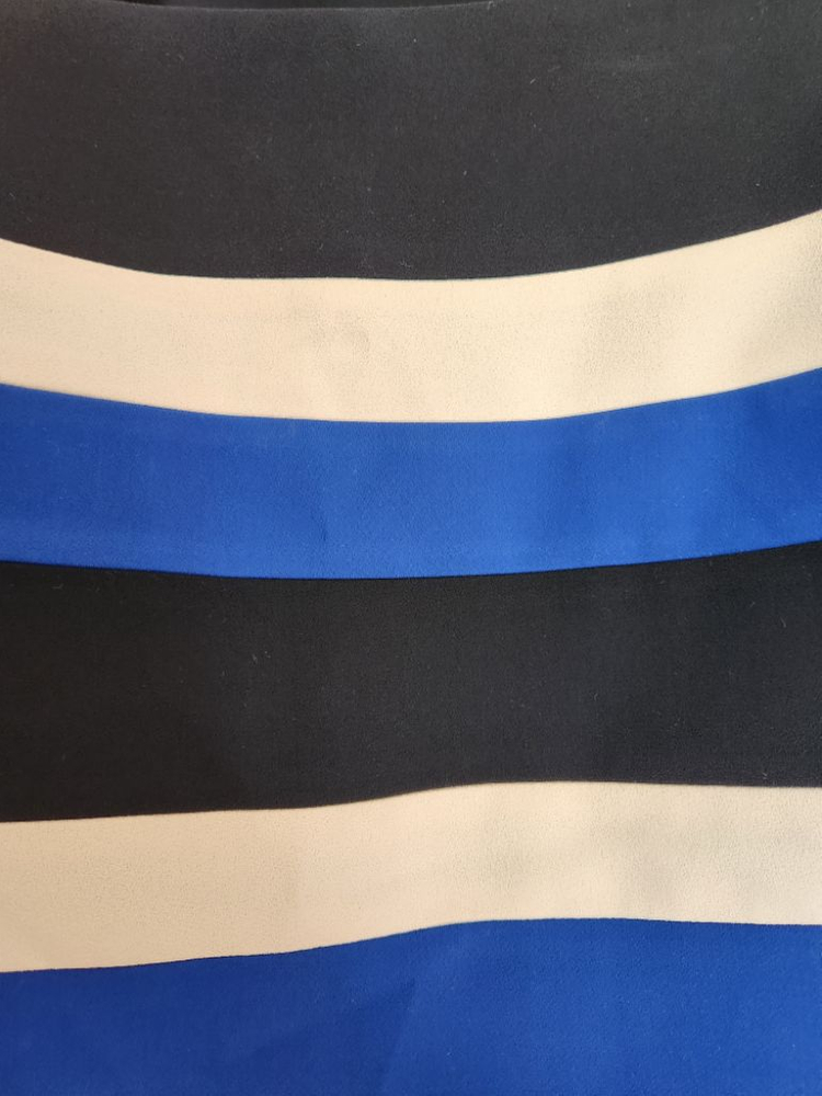 지고트 스트라이프 치마 단가라스커트 이미지