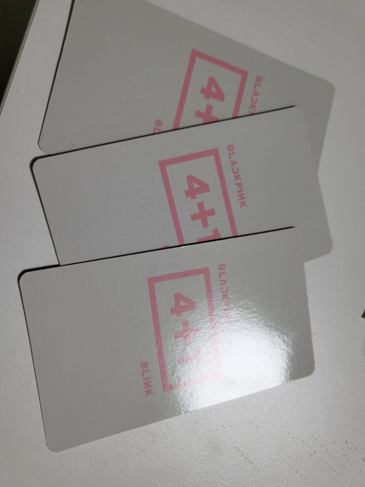 블랙핑크 4+1 전시회 포카 포토카드 이미지
