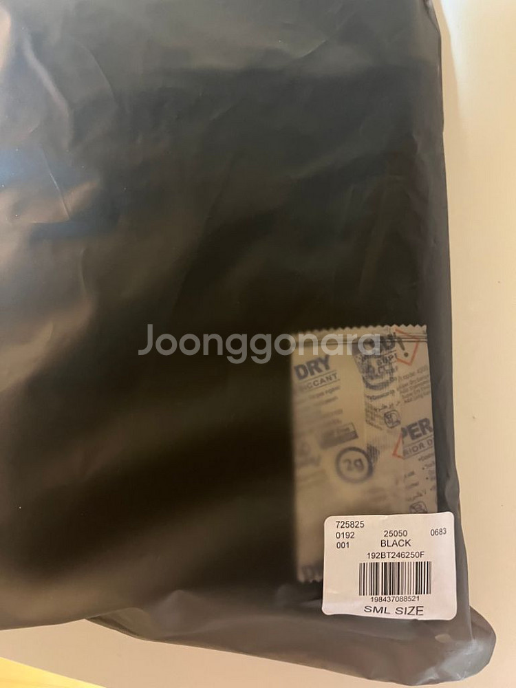 [S] 피오갓 에센셜 스테이트 후드 블랙 새상품--3