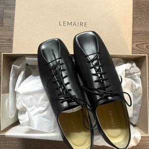 lemaire 르메르 더비슈즈 블랙 37 실착1회