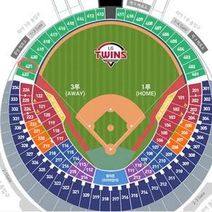 9월25일 수 18:30 LG vs 한화 3루 레드석