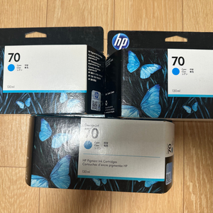 hp 플로터잉크 파랑C9452A 3개 팝니다.