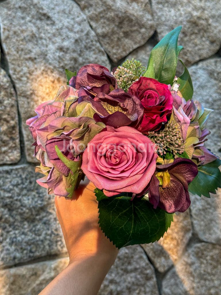 새제품 미사용 셀프 웨딩 부케 촬영 인테리어 소품 조화--4