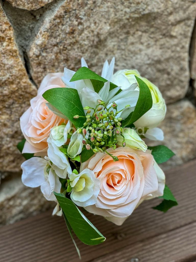 새제품 미사용 셀프 웨딩 부케 촬영 인테리어 소품 조화--2