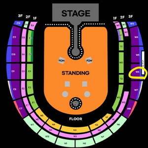 콜드플레이 내한(토) 3층 W6구역 C석 4연석 양도