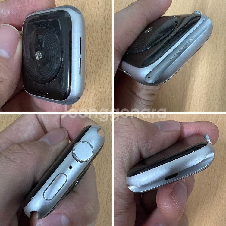 애플워치 SE 1세대 실버 44mm 팝니다--4