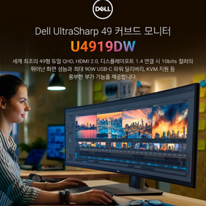 Dell U4919DW 울트라와이드 모니터