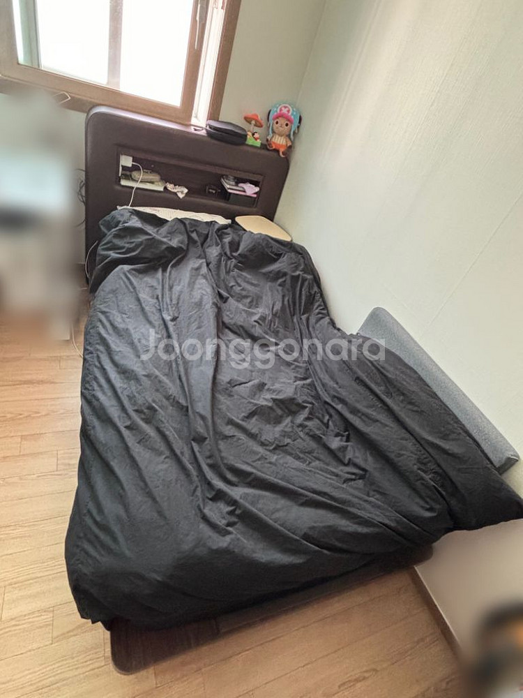가죽 헤드 침대 프레임 S--1