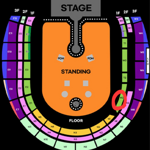 콜드플레이 내한(토) W2구역 4열 P석 2연석 양도