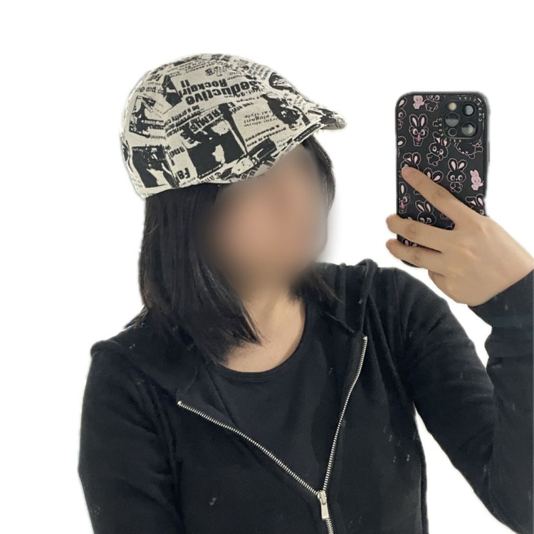 빈티지 헌팅캡 이미지