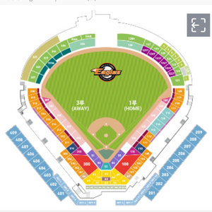 9월28일 한화vsSSG랜더스 3루1층지정석 3연석 쓱