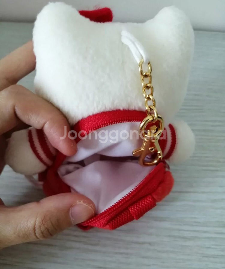고전 키티 에어팟 케이스 파우치 인형 뽀실 키링--1