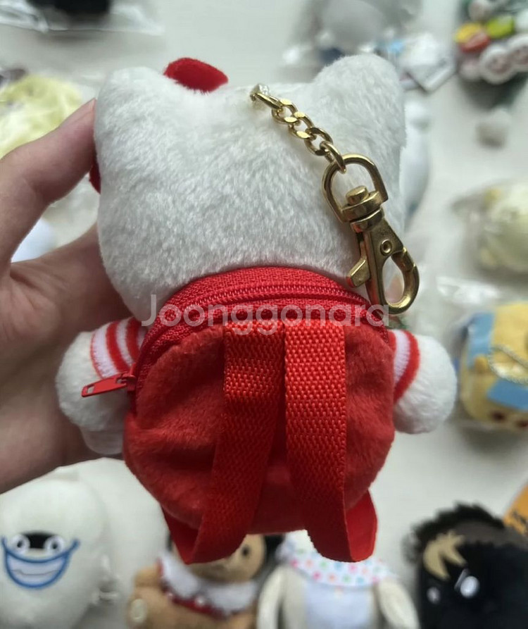 고전 키티 에어팟 케이스 파우치 인형 뽀실 키링--2