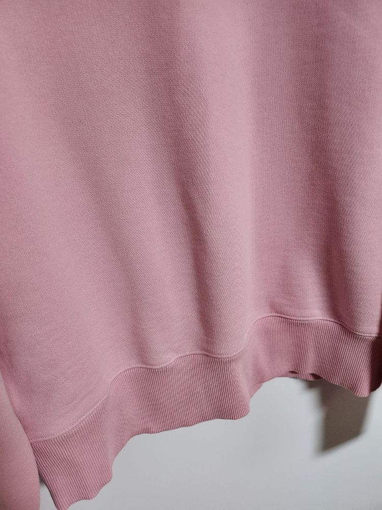 S 아미 핑크 빅하트 자수 맨투맨 E22USW002 이미지