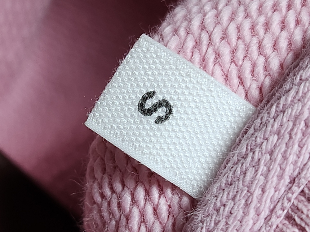 S 아미 핑크 빅하트 자수 맨투맨 E22USW002 이미지