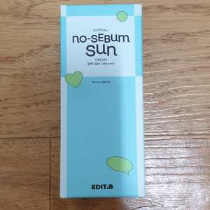 에딧비 선데이 노세범 선크림 50ml