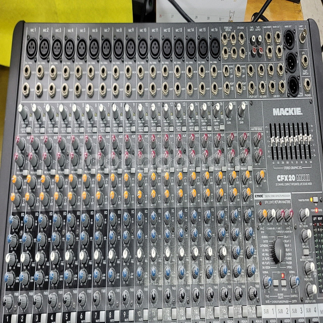 맥키 믹서 CFX20MKII MIC16/ST2/에펙터--1