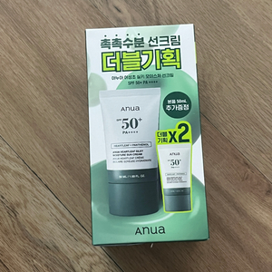 아누아 어성초 실키 모이스처 선크림 50ml 더블 기획