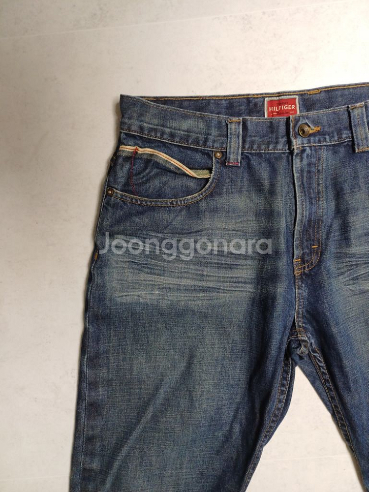 남성 타미힐피거 통일자핏 데님청바지 (36)--1