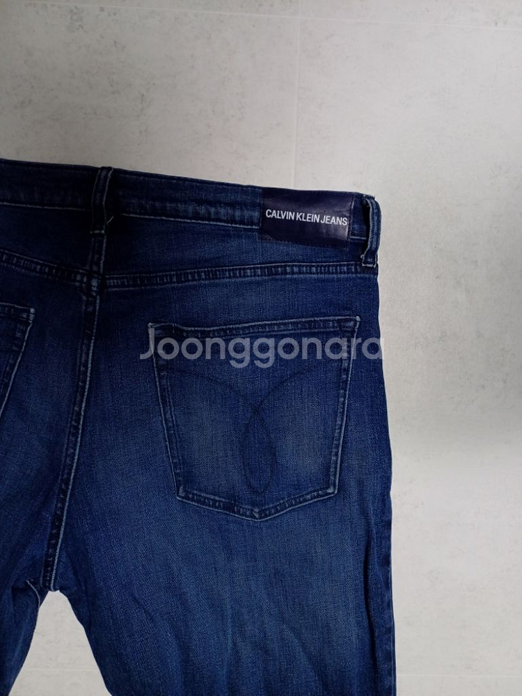 남성 캘빈클라인진 데님 일자청바지 (사방스판38)--1