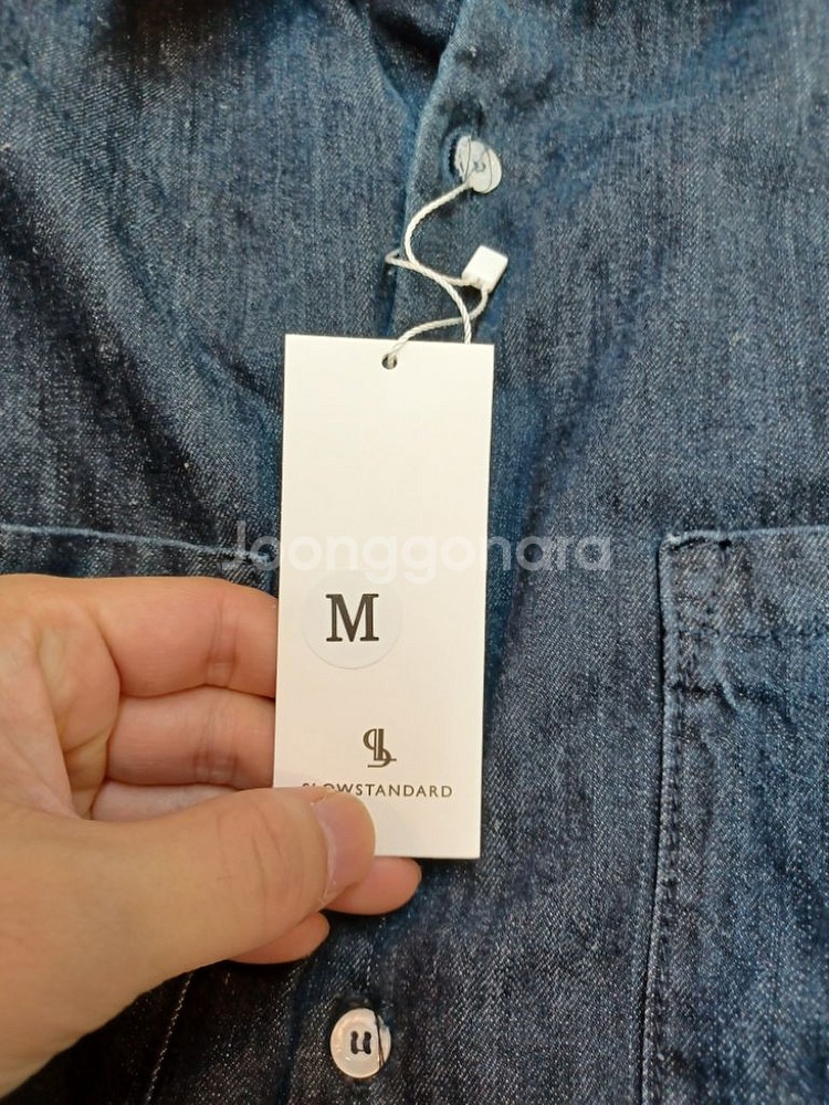 라퍼지스토어 오버핏 데님셔츠 긴팔 M--2