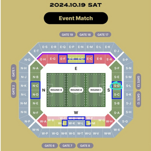 아이콘매치 토요일 2등석 티켓 통로석 1장 판매합니다