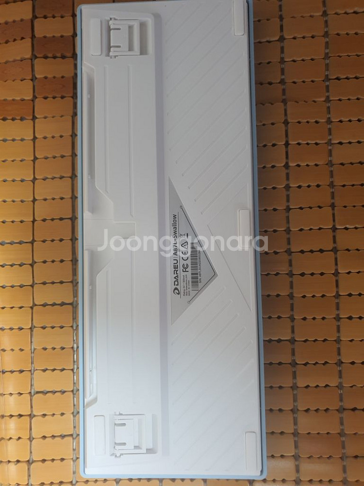 다얼유 a87l 아쿠아축 키보드 팝니다--1