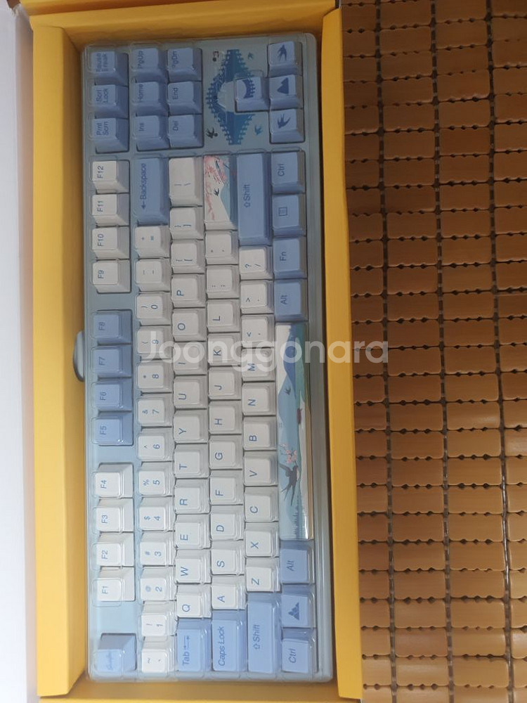 다얼유 a87l 아쿠아축 키보드 팝니다--2