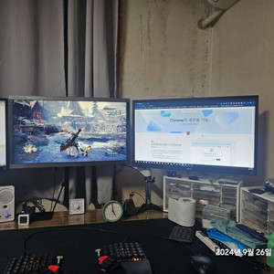 모니터 3대 한번에 팔아봅니다