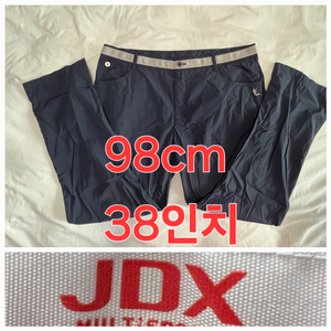 JDX 봄 여름 가을 골프 바지 98cm 38인치