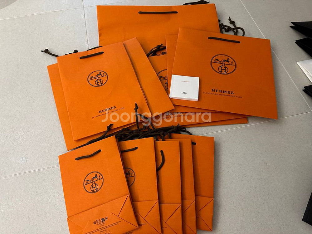 명품 브랜드 쇼핑백 에르메스 구찌 샤넬 루이비통--1