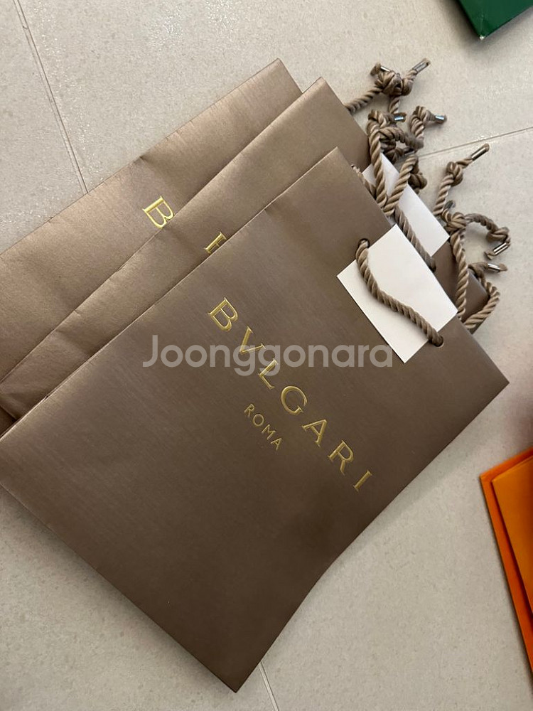 명품 브랜드 쇼핑백 에르메스 구찌 샤넬 루이비통--2