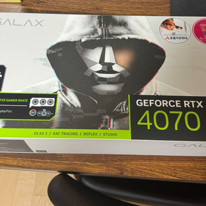 갤럭시 galax rtx4070 ex gamer