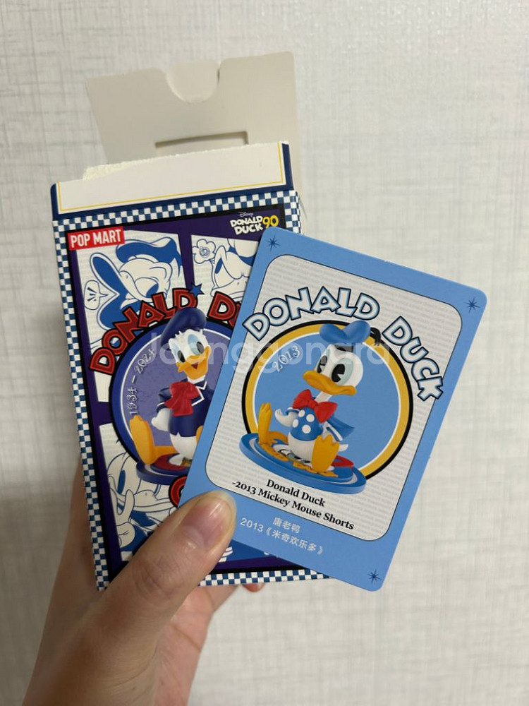 팝마트 도날드덕 90주년 피규어--1